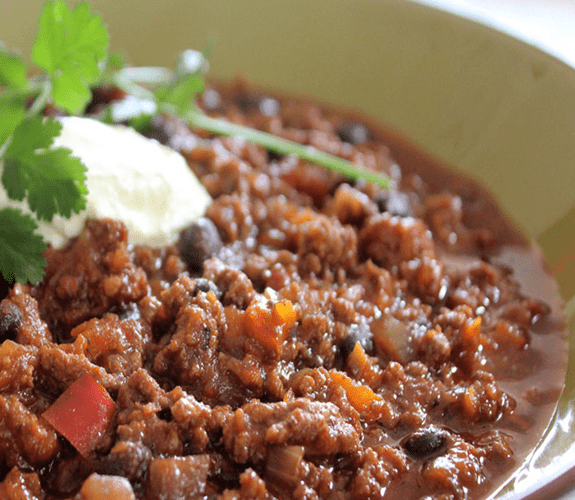 Chili Con Carne au Porc