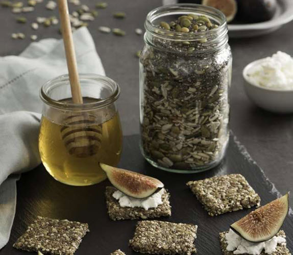 Craquelins multigrains miel et agrumes