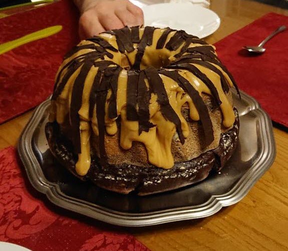 Gâteau Blunft Citrouille Chocolat