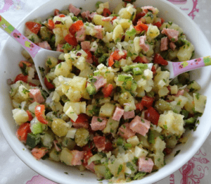 Garnie de légumes variés